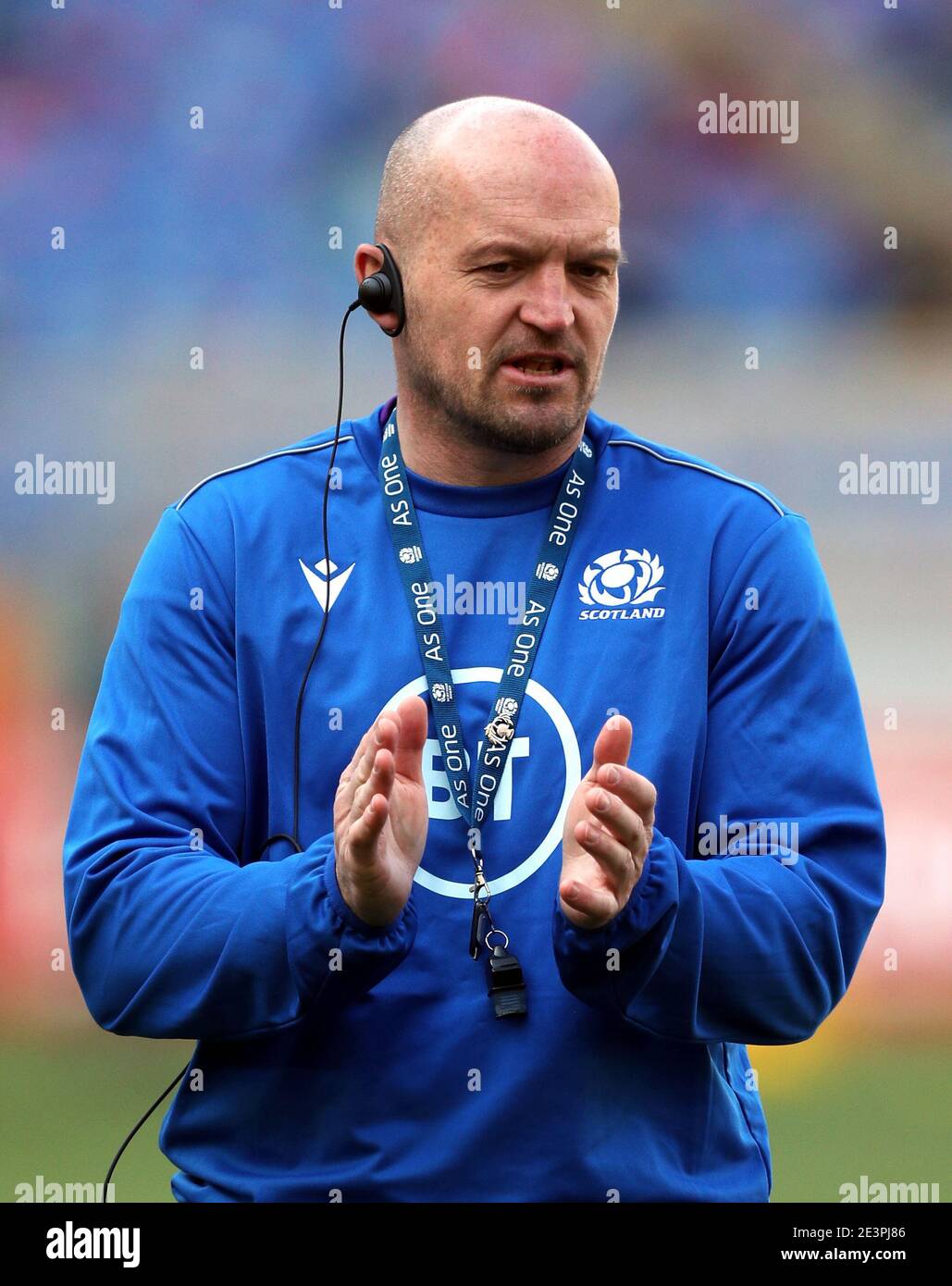 Photo du dossier datée du 10-12-2020 de photo du dossier datée du 22-02-2020 de l'entraîneur-chef d'Écosse Gregor Townsend. Date de publication : le mercredi 20 janvier 2021. Banque D'Images