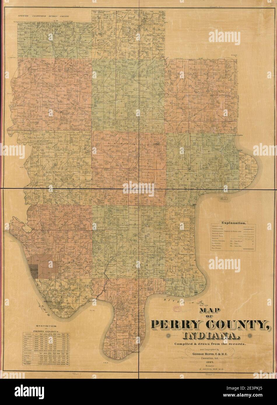 Mappa di perry Banque de photographies et d’images à haute résolution ...