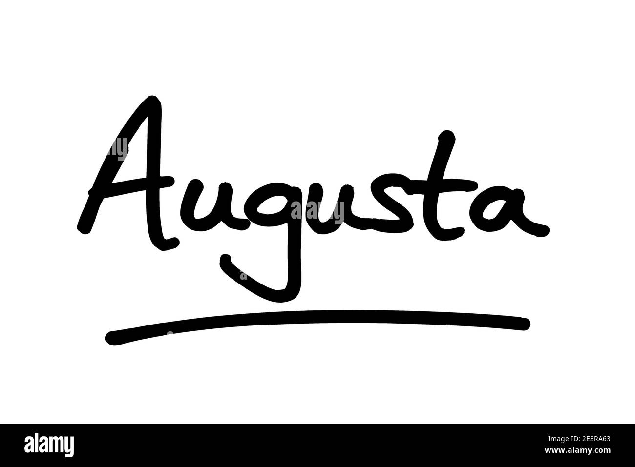 Augusta - la capitale de l'État du Maine, aux États-Unis d'Amérique. Banque D'Images
