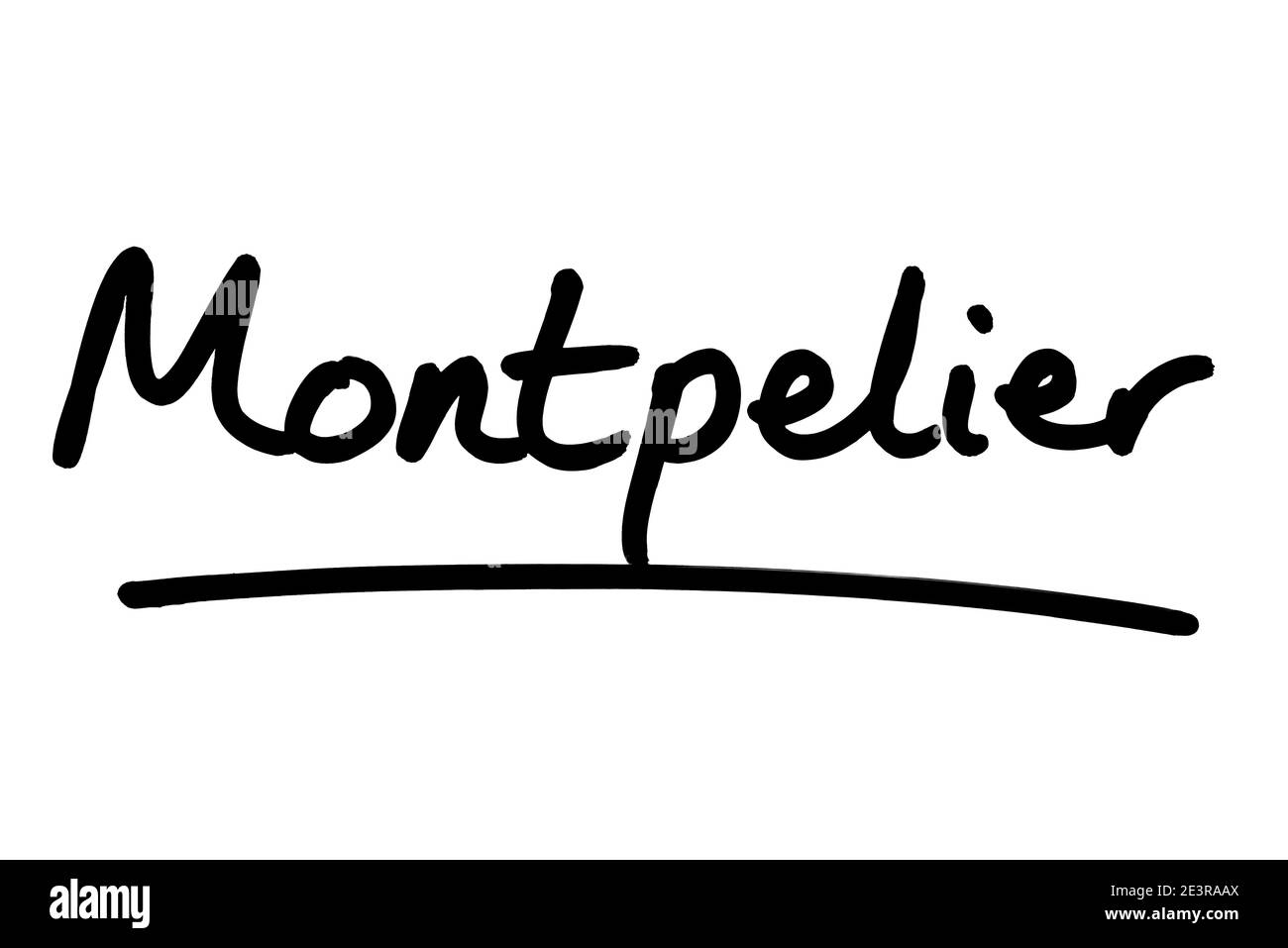 Montpelier - la capitale de l'État du Vermont aux États-Unis d'Amérique. Banque D'Images