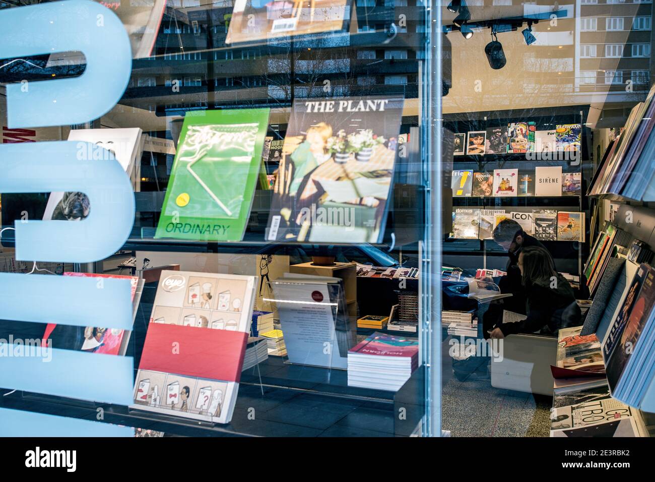 GRAND BRITAN / Londres / librairies / magasin de magazine magCultur à Londres. Banque D'Images