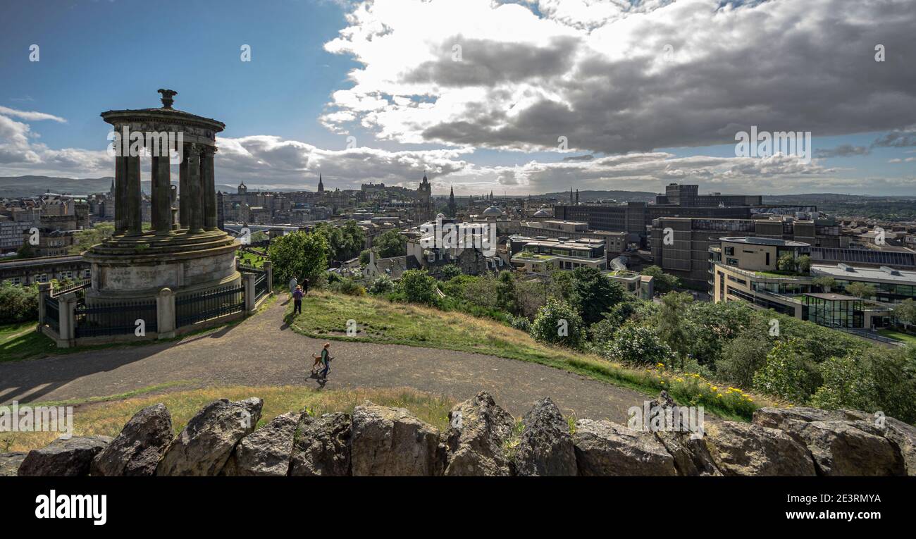 Vue sur la ville d'Edimbourg Banque D'Images