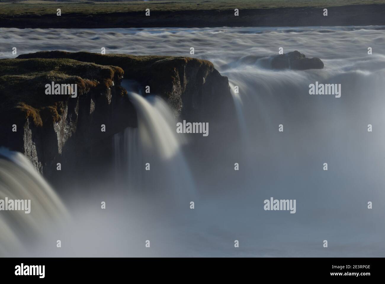 Cascade de Goðafoss dans le nord de l'Islande Banque D'Images