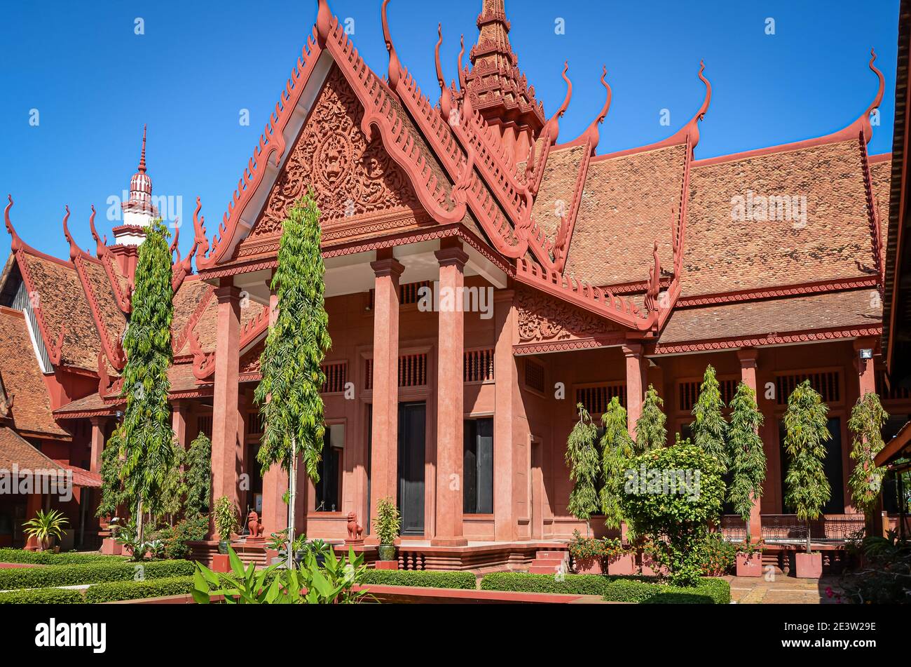 Musée national de CAMBODGE, Phnom Penh, Cambodge Banque D'Images