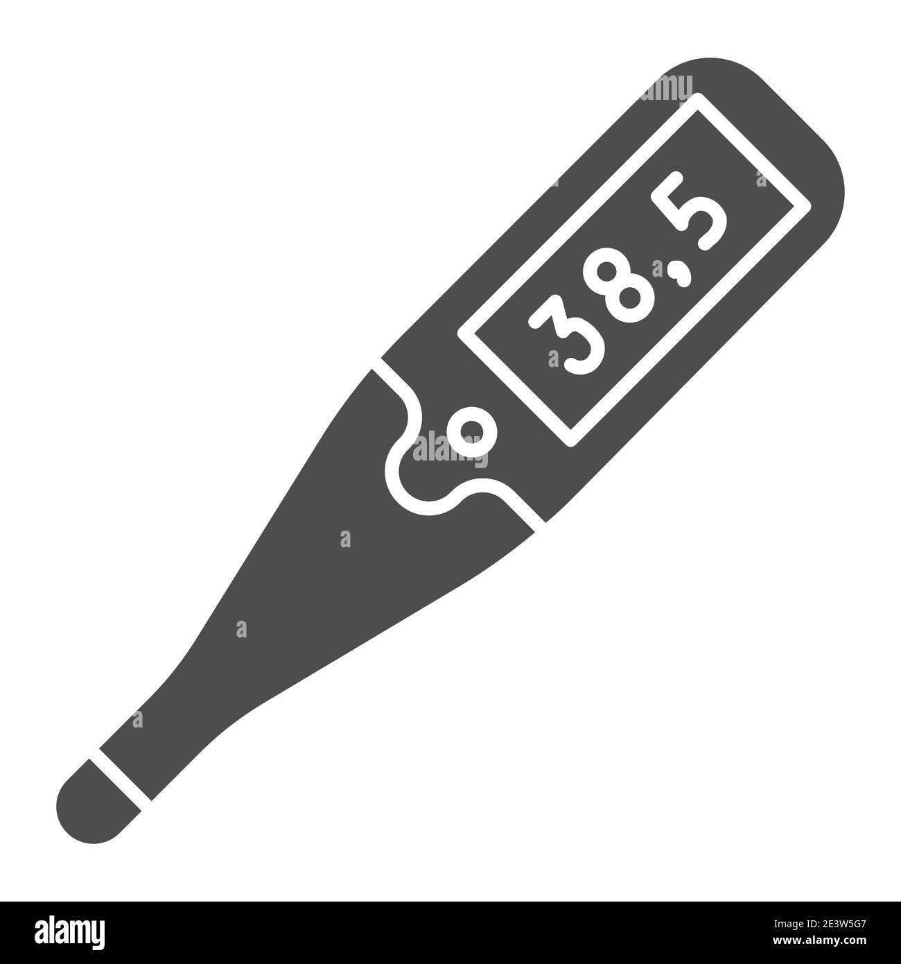 Thermomètre icône solide, concept d'épidémie de coronavirus, dispositif pour mesurer le signe de fièvre sur fond blanc, thermomètre médical numérique icône en glyphe Illustration de Vecteur Thermomètre icône solide, concept d'épidémie de coronavirus, dispositif pour mesurer le signe de fièvre sur fond blanc, thermomètre médical numérique icône en glyphe Illustration de Vecteur