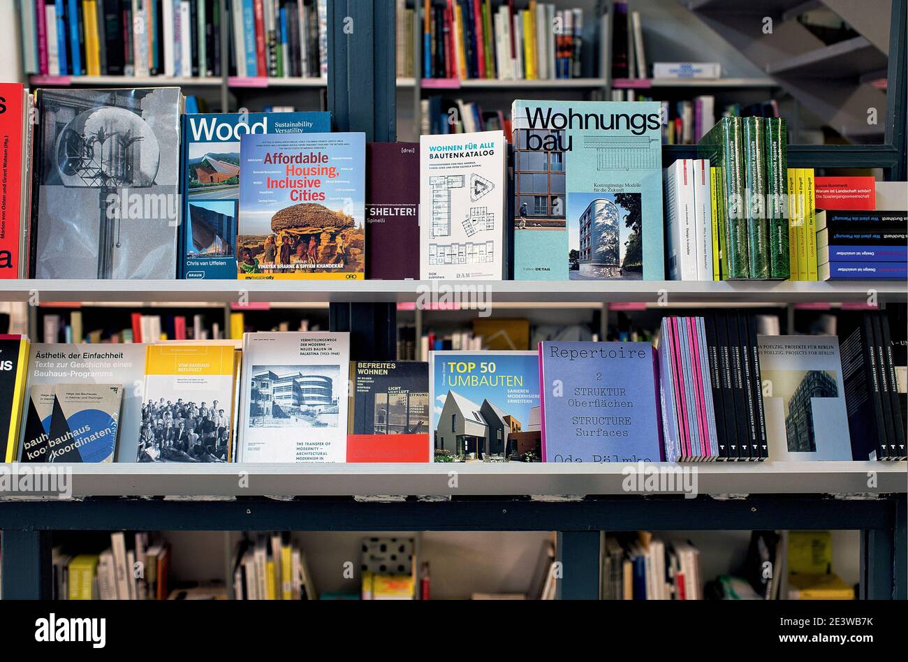 Pro qm une librairie indépendante à Berlin, Allemagne Banque D'Images