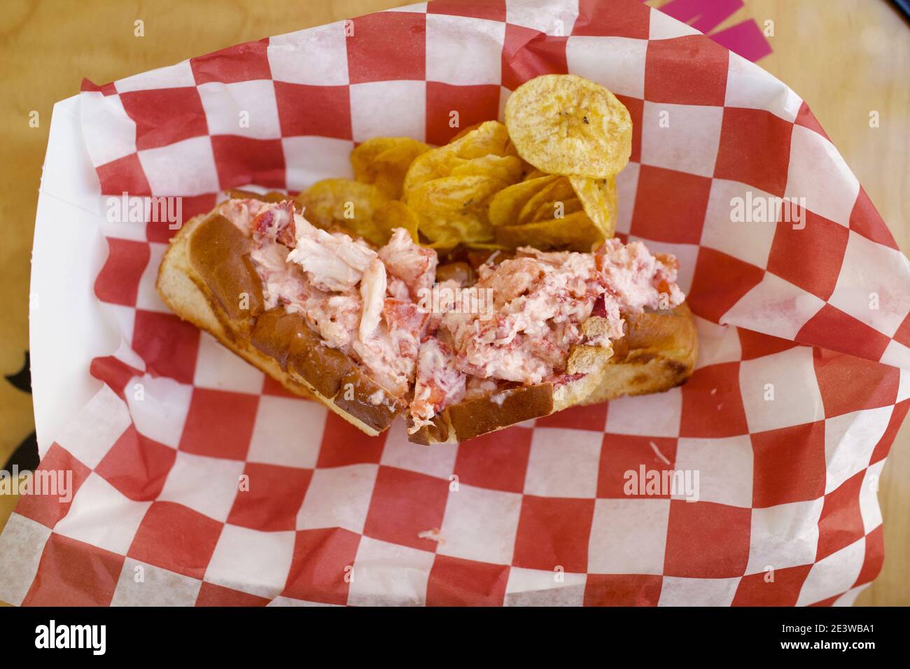 Rouleau de homard à Key West, FL, États-Unis. Emplacement de destination célèbre. Banque D'Images