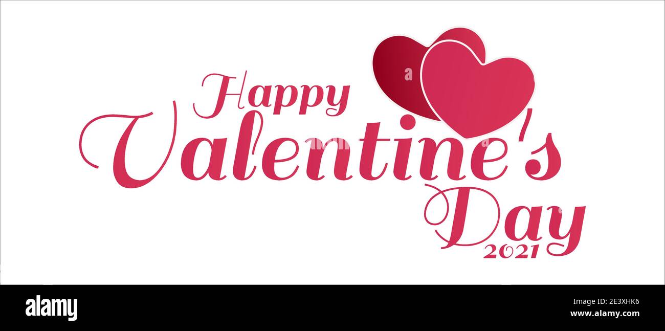 Arrière-plan du jour de Saint-Valentin avec motif de coeur et typographie du texte du jour de Saint-Valentin heureux. Illustration de Vecteur