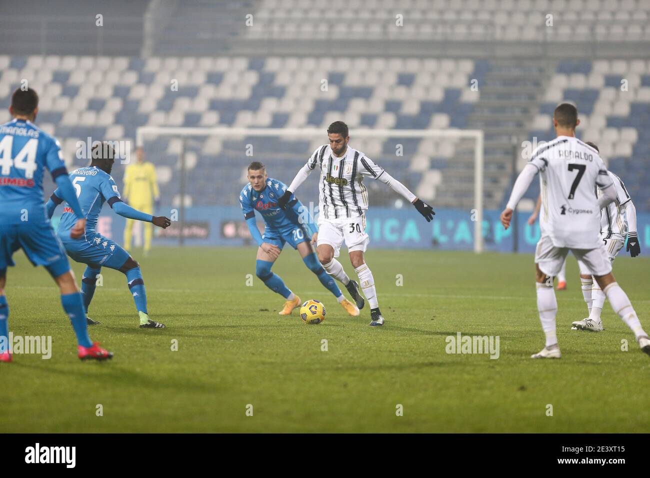 Reggio Emilia. 20 janvier 2021. Lors de la supercup italienne nommée PS5 Supercup football Match SSC Napoli vs Juventus FC.in photo: Morata crédit: Fabio Sasso/ZUMA Wire/Alay Live News Banque D'Images