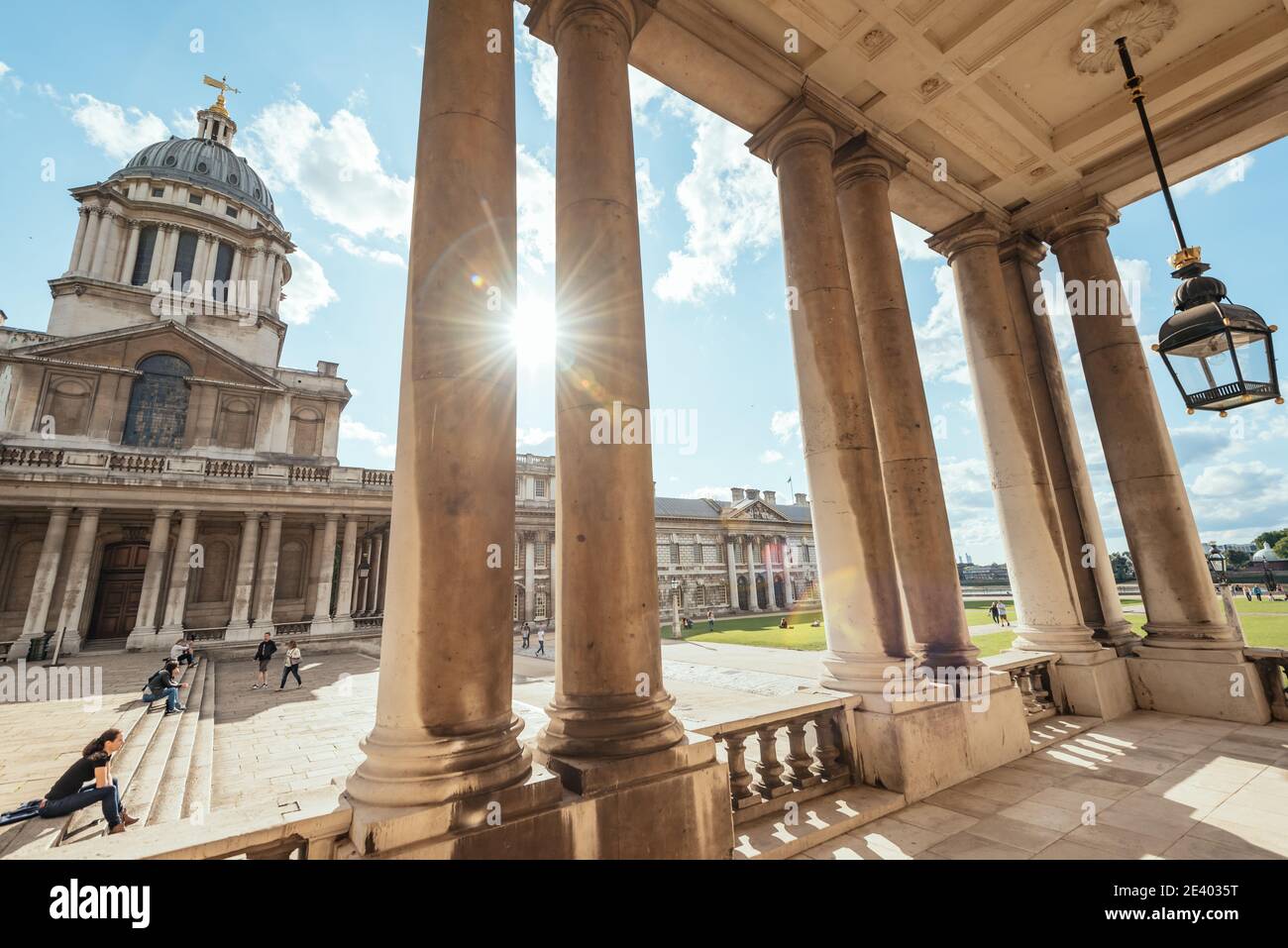 Old Royal Naval College de Greenwich, London, England, UK Banque D'Images