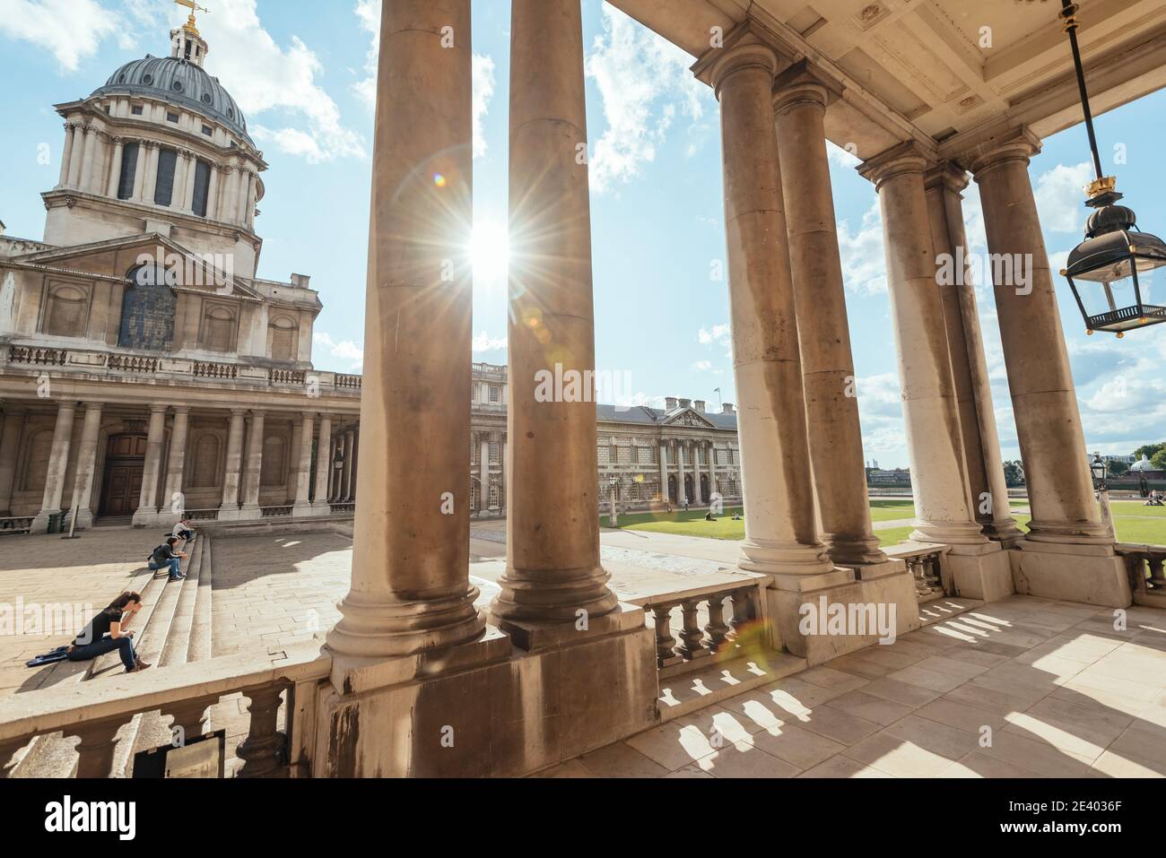 Old Royal Naval College de Greenwich, London, England, UK Banque D'Images