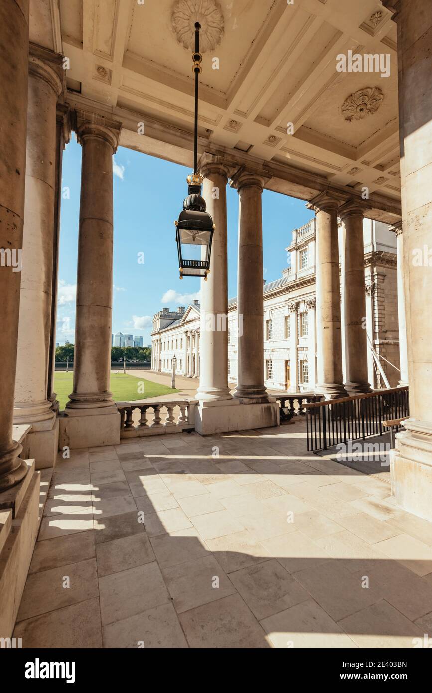 Old Royal Naval College de Greenwich, London, England, UK Banque D'Images