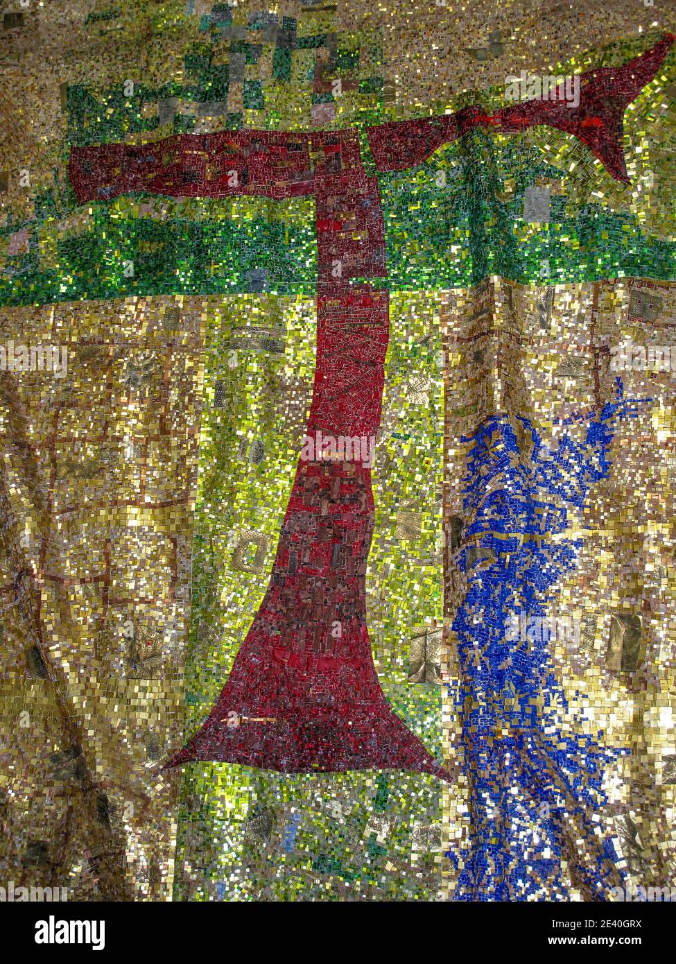 Italie Emilia Romagna Ravenne - Franciscan Tau Banque D'Images