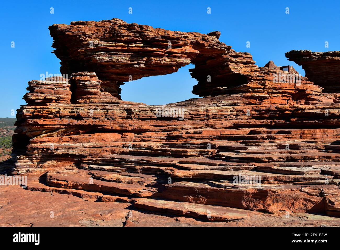 L'Australie, le Parc National de Kalbarri, nature's window Banque D'Images