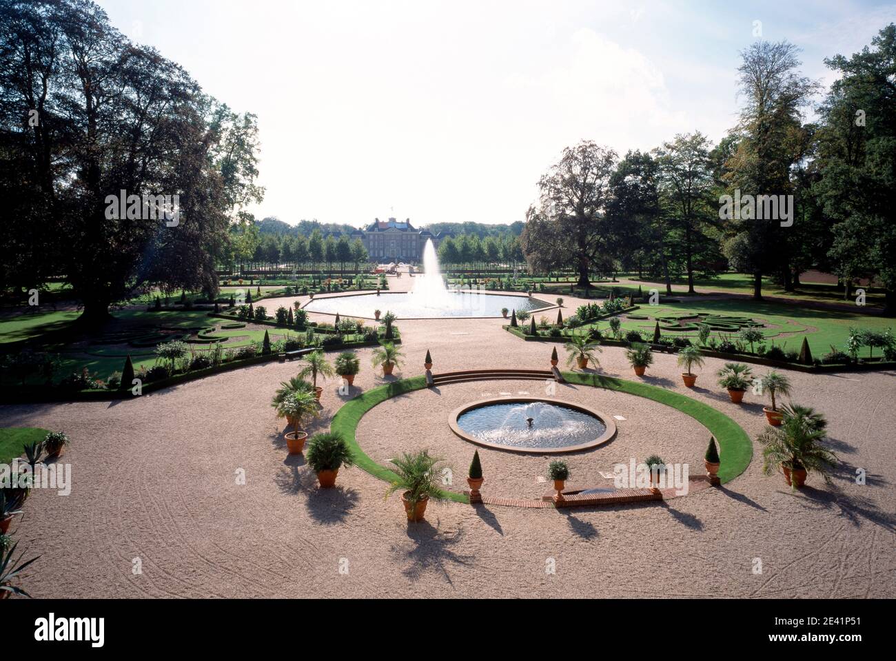 Oberer Garten, Blick von der Kolonade Banque D'Images