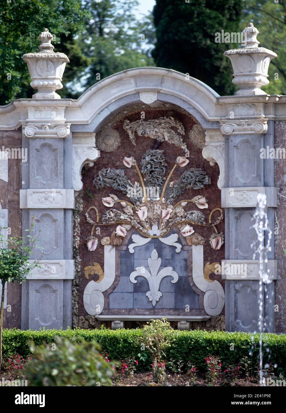 Muschelgalerie, Nische Banque D'Images