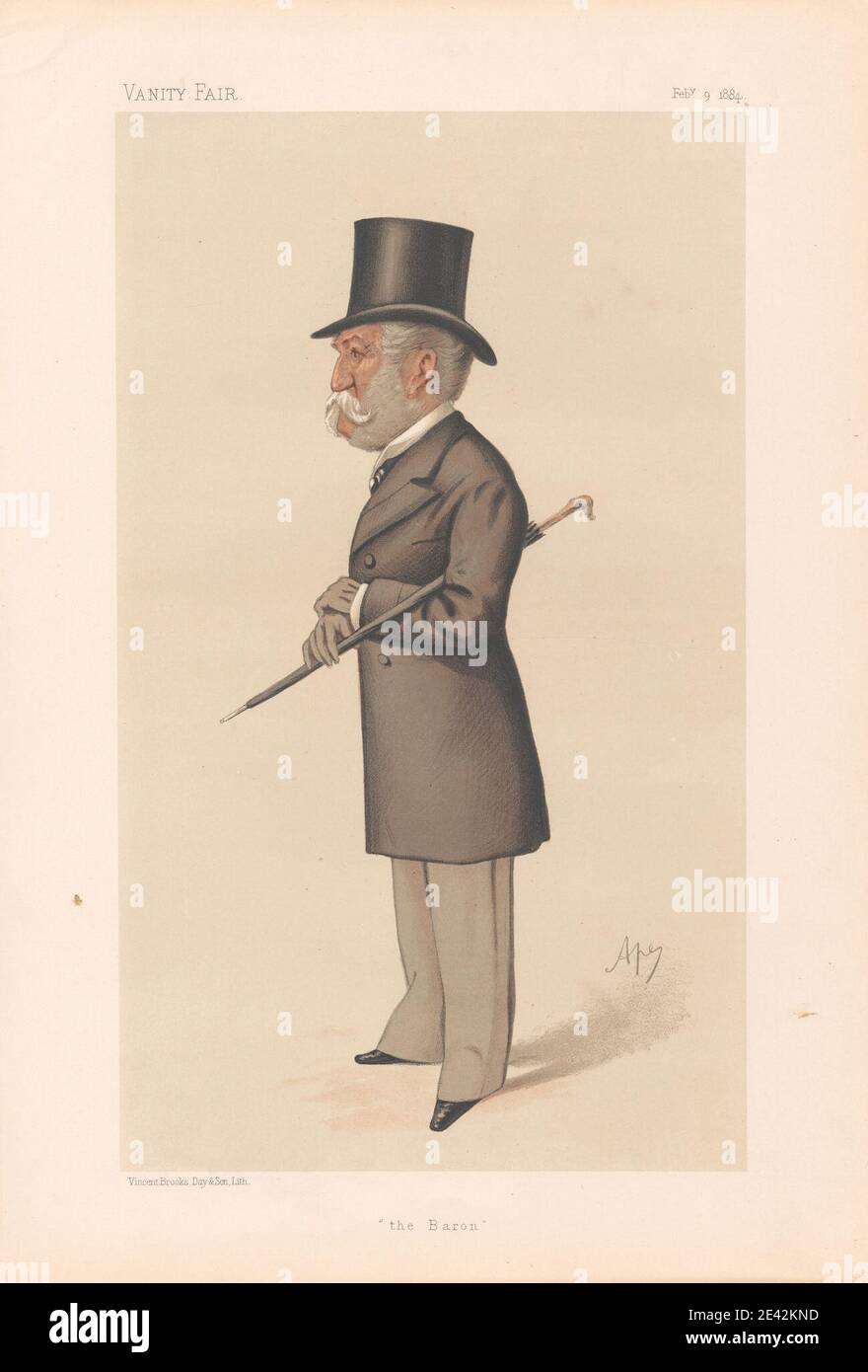 Carlo Pellegrini, 1839-1889, italien, le Baron - Sir Charles Lennox Wyke. 9 1884 février 1884. Chromolithographe. Banque D'Images