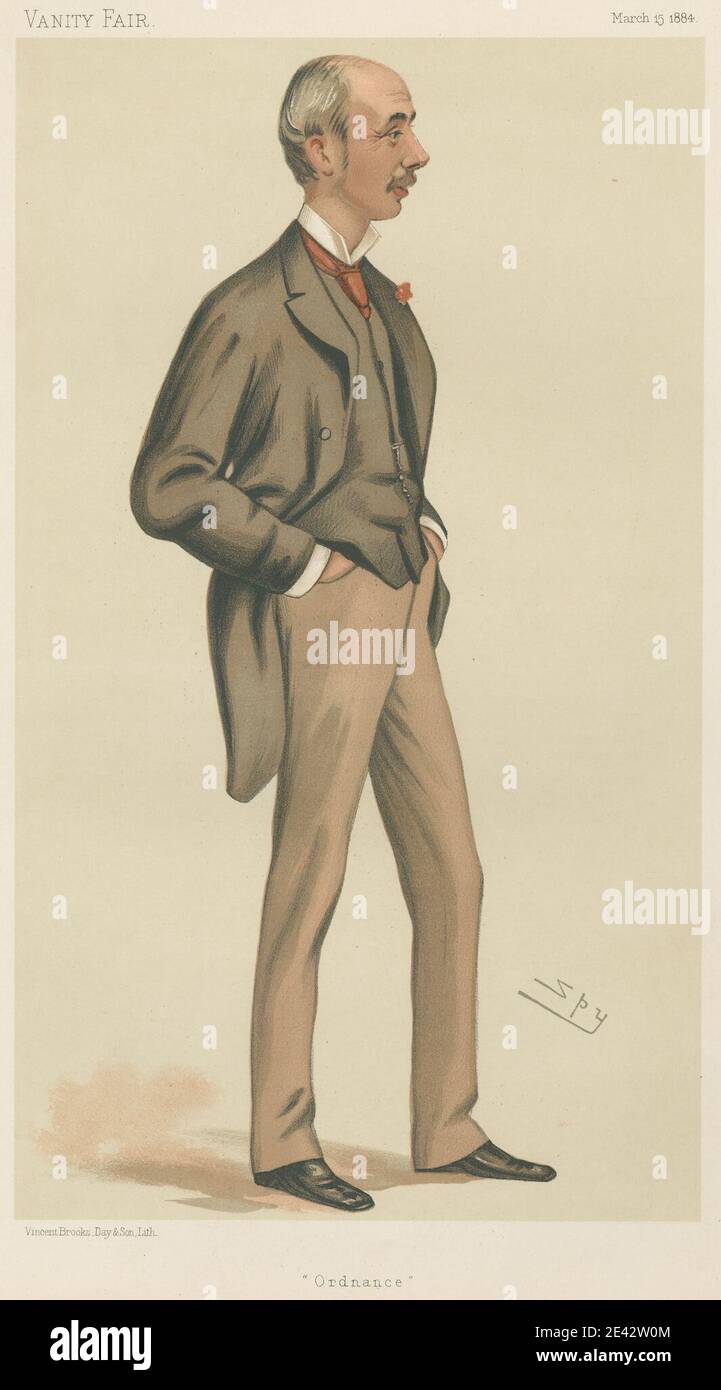 Leslie Matthew 'Spy' Ward, 1851-1922, britannique, politiciens - Vanity Fair - 'Ordinance'. L'honorable Henry Robert Brand. 15 mars 1884, 1884. Chromolithographe. Banque D'Images