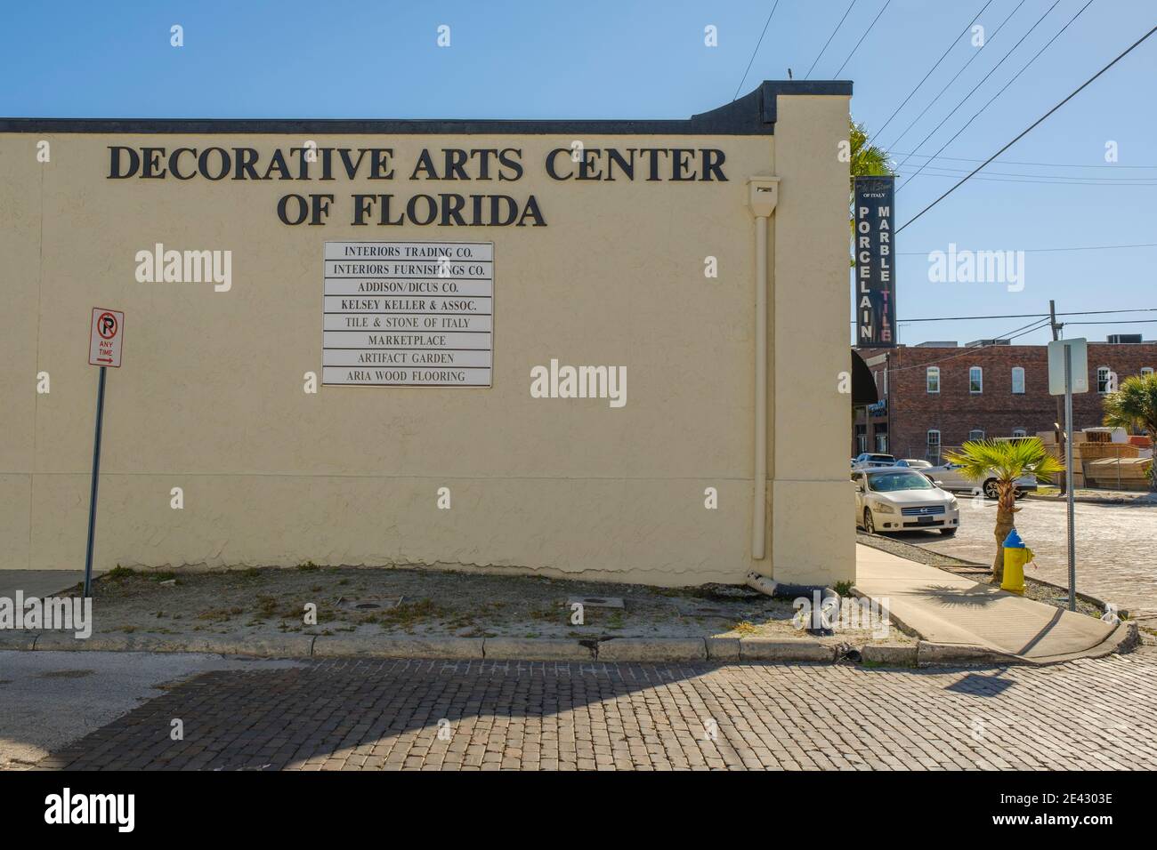 Decorative Arts Center of Florida - Hyde Park, un quartier plus doux de Tampa, Floride Banque D'Images