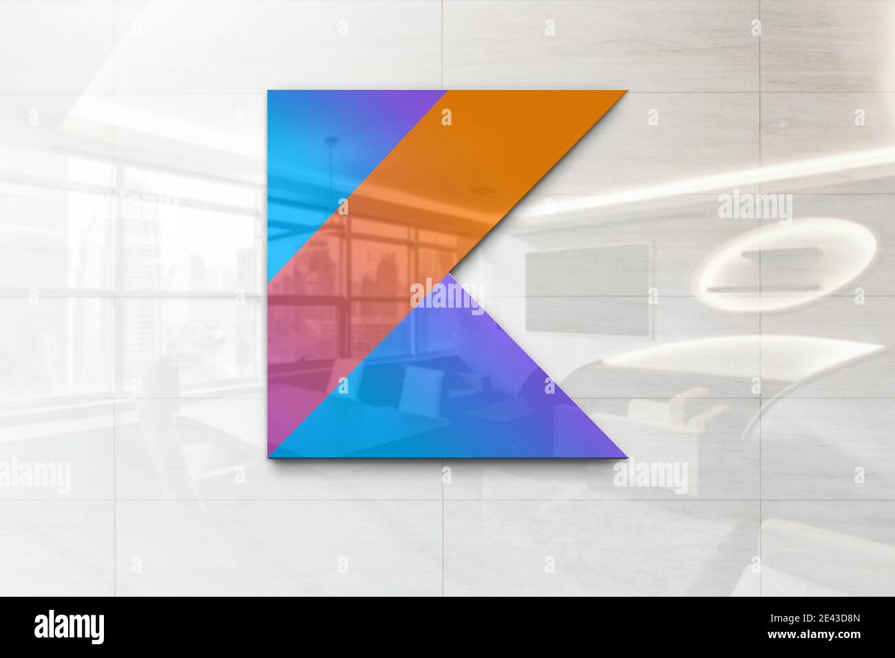 logo kotlin Banque D'Images
