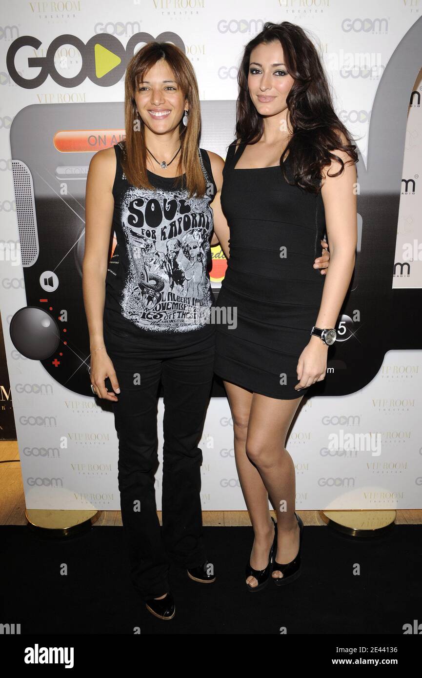 Rachel Legrain-Trapani et Jade de Koh-Lanta participent au lancement de la radio qui s'est tenu à la salle VIP de Paris, France, le 16 avril 2009. Photo de Mehdi Taamallah/ABACAPRESS.COM Banque D'Images