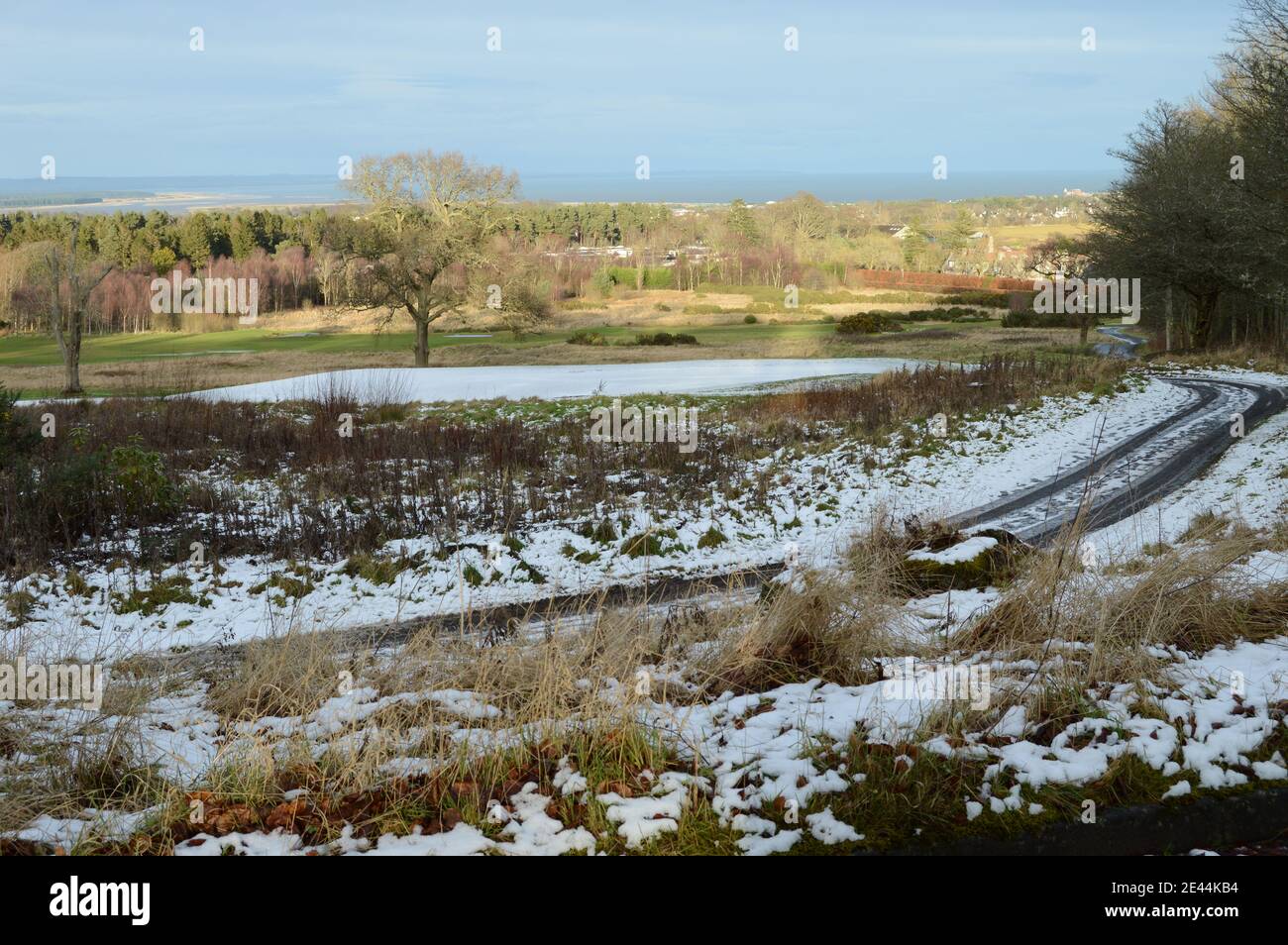 Hiver à Craigtoun, St Andrews, Fife Banque D'Images