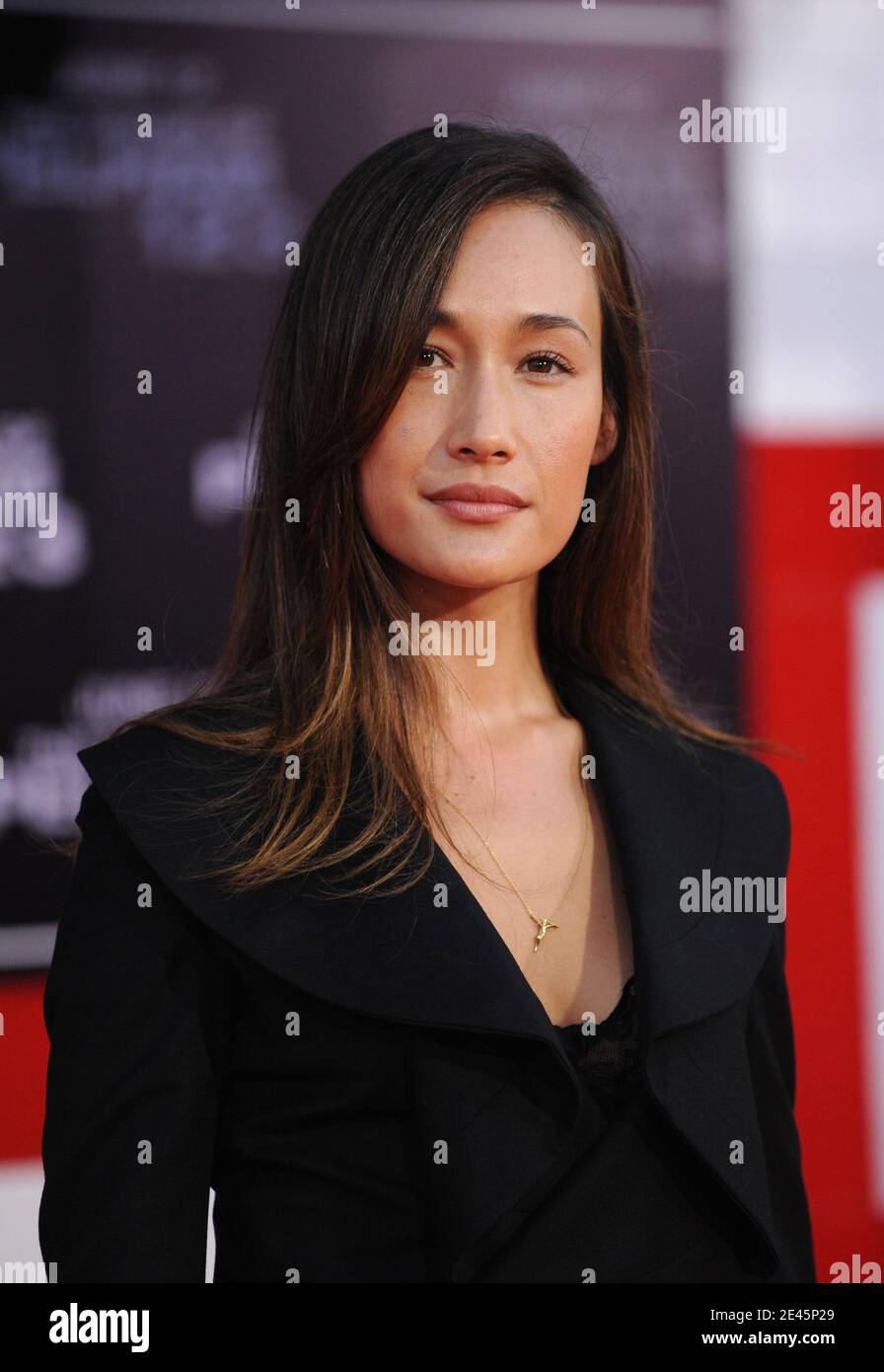 'aggie Q participe à la première de ''The Tung of Pelham 1 2 3'' qui s'est tenue au Mann Village Theatre de Westwood, Los Angeles, CA, USA le 4 juin 2009. Photo de Lionel Hahn/ABACAPRESS.COM' Banque D'Images