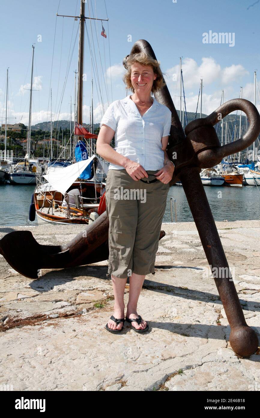 La navigation française Catherine Chabaud lors du 4e Festival des cours d'ERE a Saint Jean-Cap-Ferrat, France, le 6 juin 2009. Photo Serge Poirot/ABACAPRESS.COM Banque D'Images