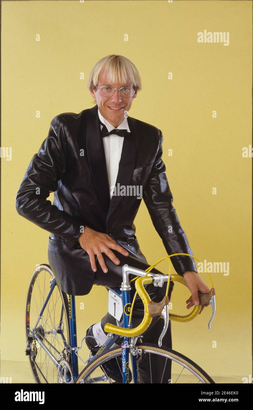 Photo du cycliste français Laurent Fignon, France, 1988. Photo par APS- Medias/ABACAPRESS.COM Banque D'Images