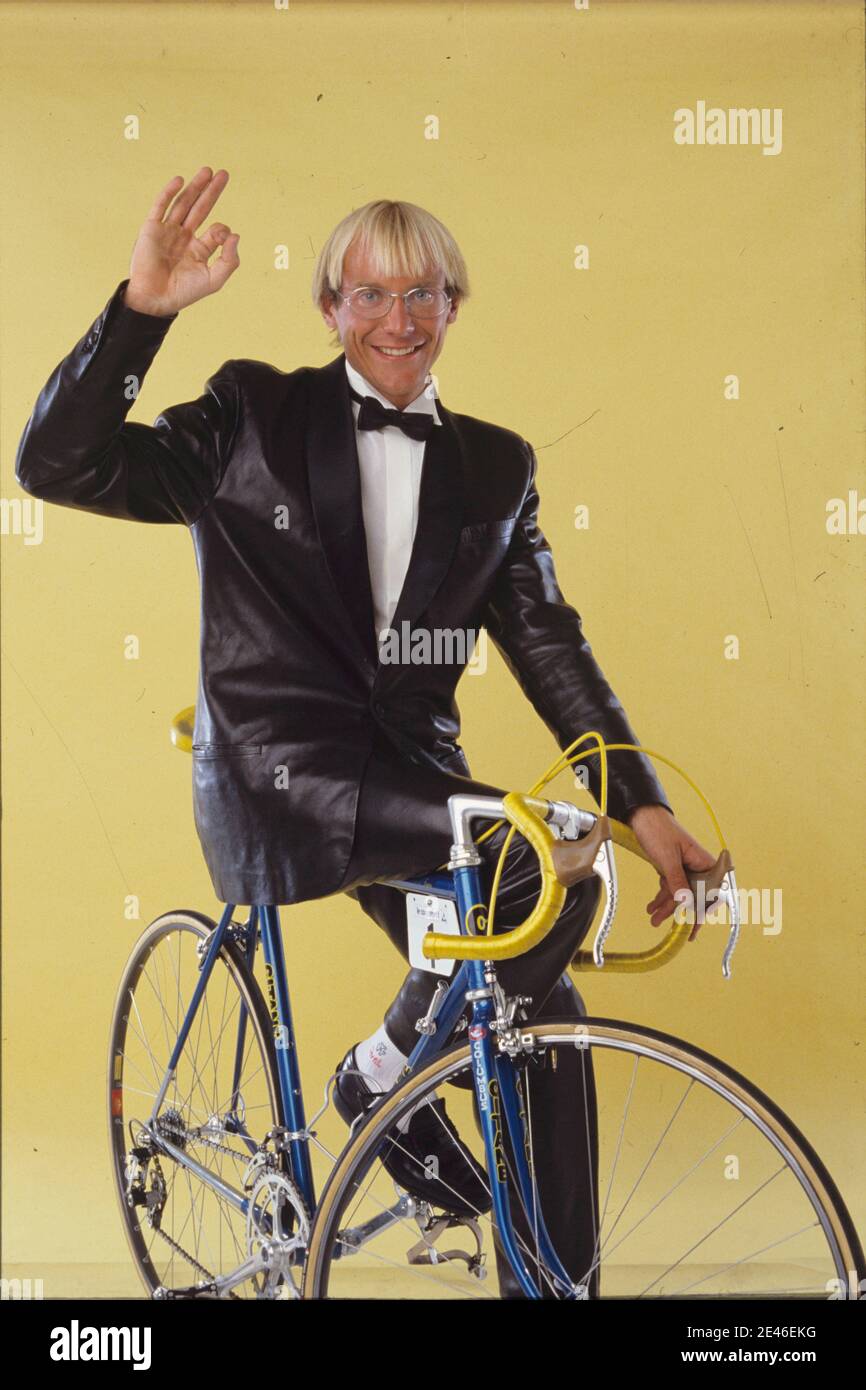 Photo du cycliste français Laurent Fignon, France, 1988. Photo par APS- Medias/ABACAPRESS.COM Banque D'Images