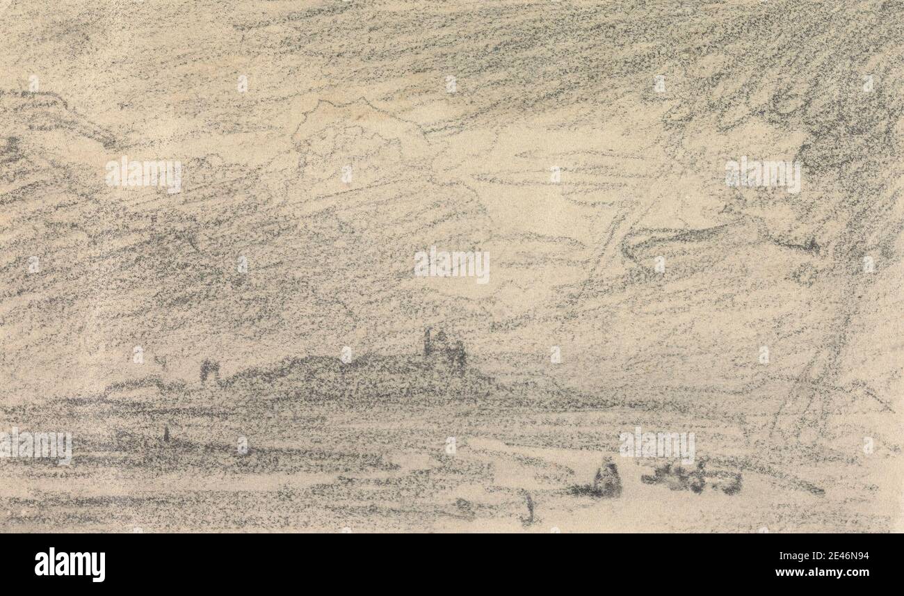John Varley, 1778–1842, British, d'un album de Sixty-One topographique Sketches. Graphite. Domaine public Banque D'Images