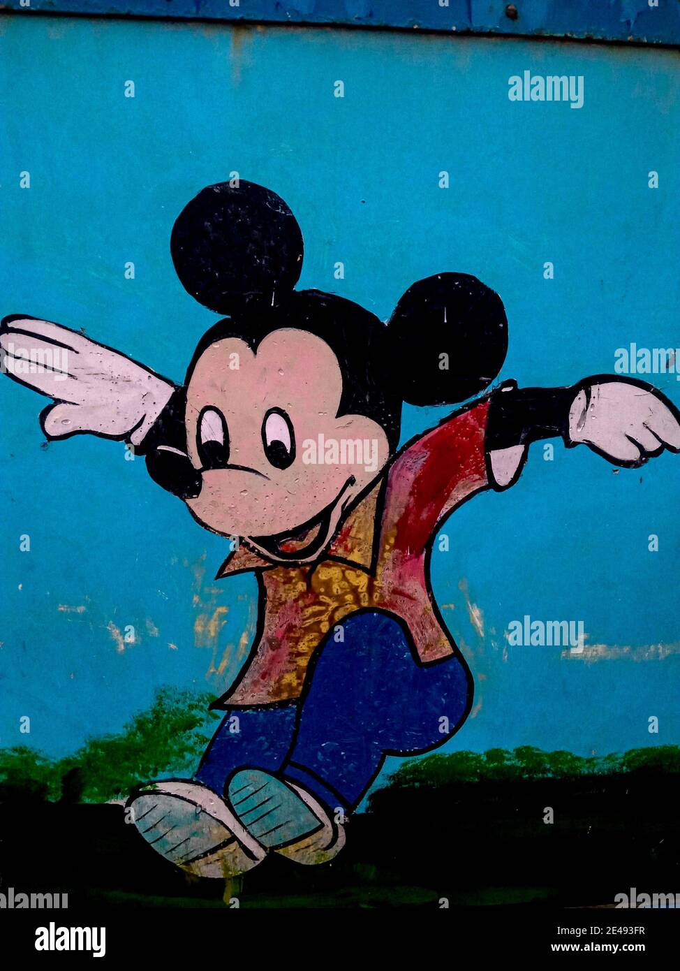 LAHORE, PAKISTAN - 25 octobre 2020 : 25 octobre 2020, Micky Mouse images Gulshan Iqbal Country Park . Lahore Pakistan. Banque D'Images