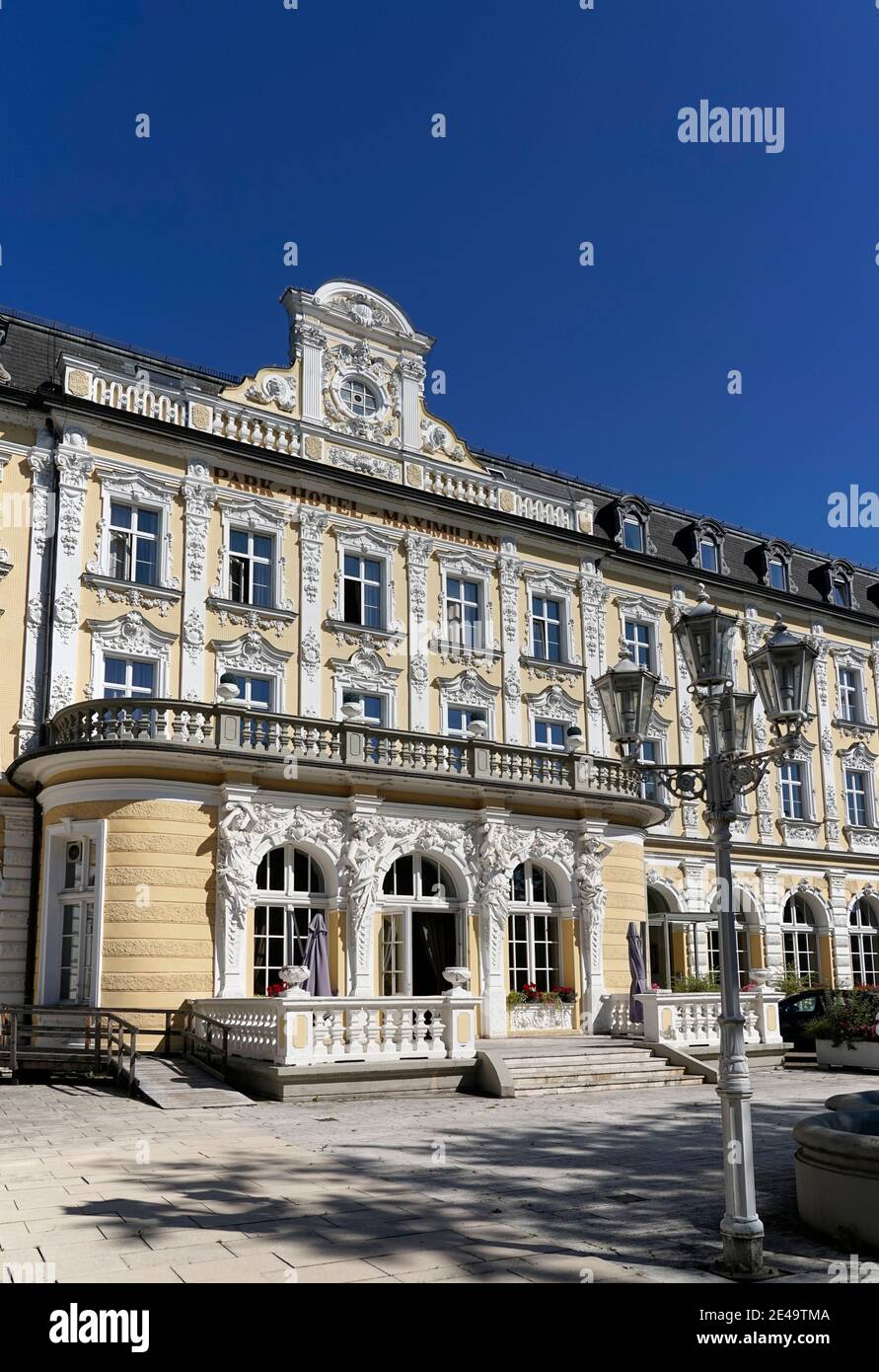 Deutschland, Bayern, Oberpfalz, Ratisbonne, Eurostars Parkhotel Maximilian Banque D'Images