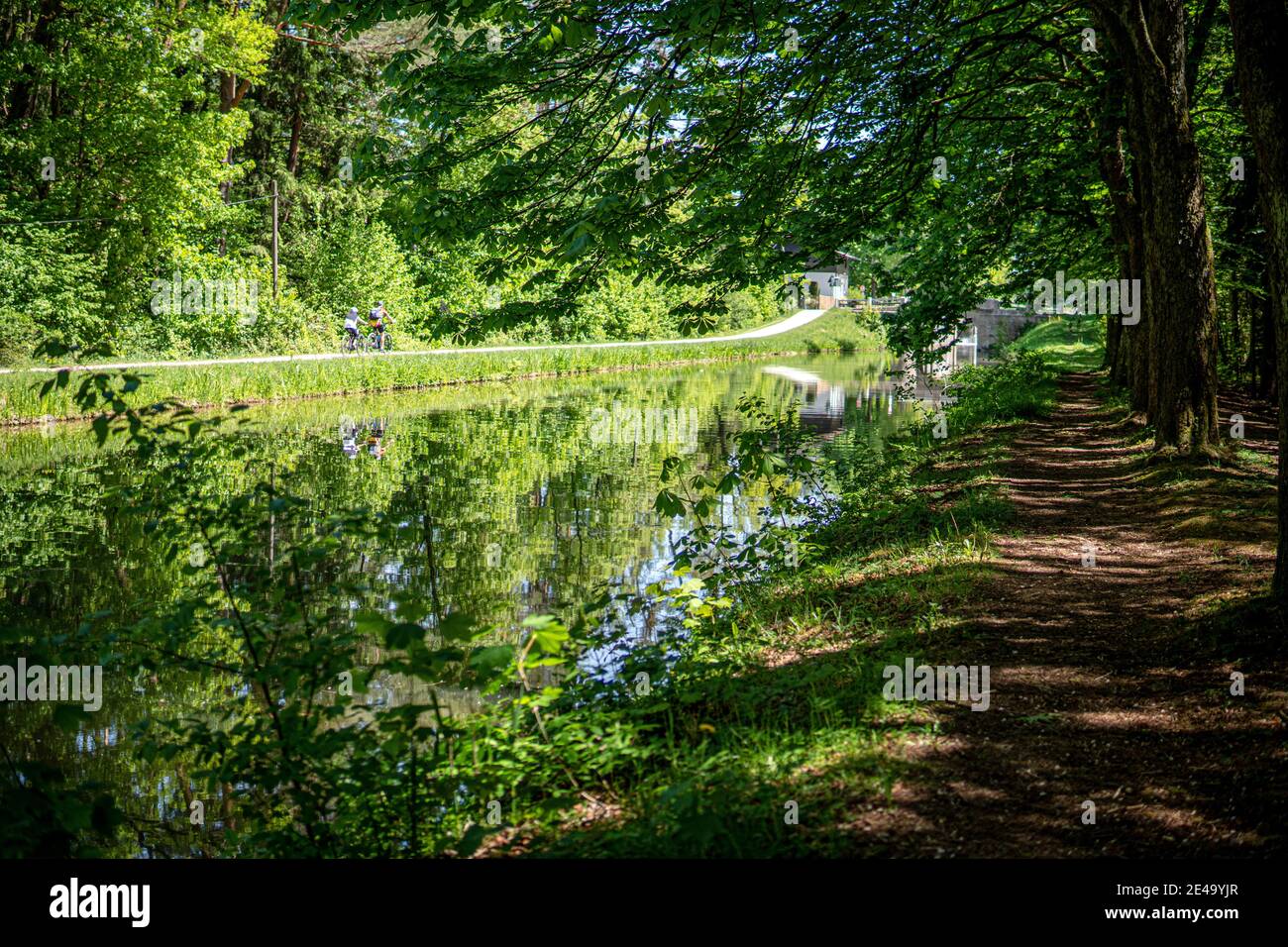 Ludwig-Danube-Canal principal Banque D'Images