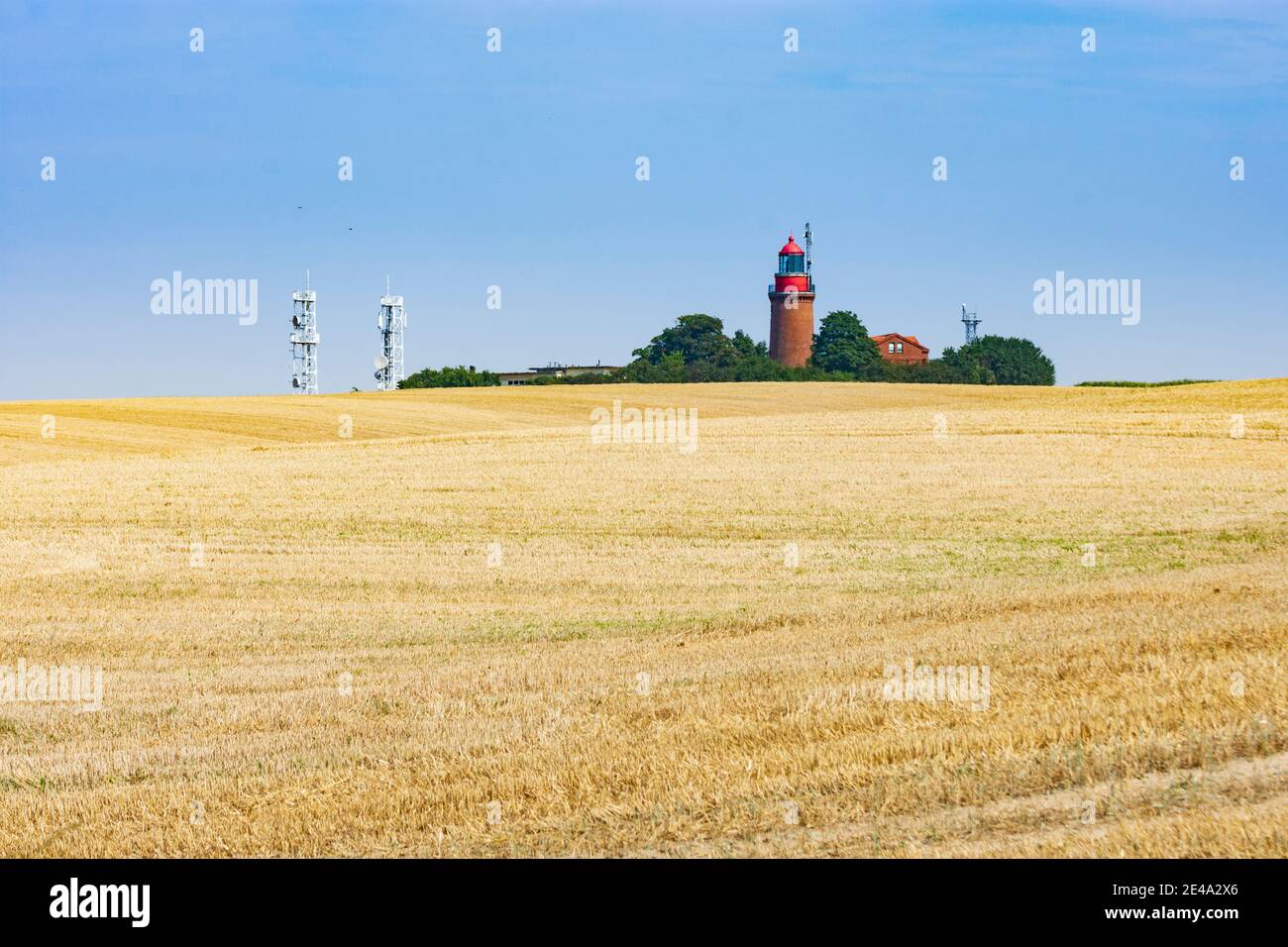 Bastorf, phare de Bastorf, Ostsee (Mer Baltique côte mecklembourgeoise), Mecklenburg-Vorpommern / Mecklenburg-Poméranie occidentale, Allemagne Banque D'Images