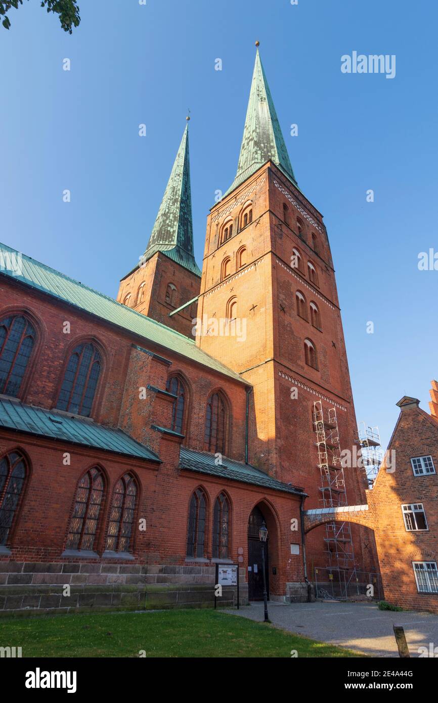 Lübeck, Cathédrale de Lübeck, Ostsee (Mer Baltique), Schleswig-Holstein, Allemagne Banque D'Images