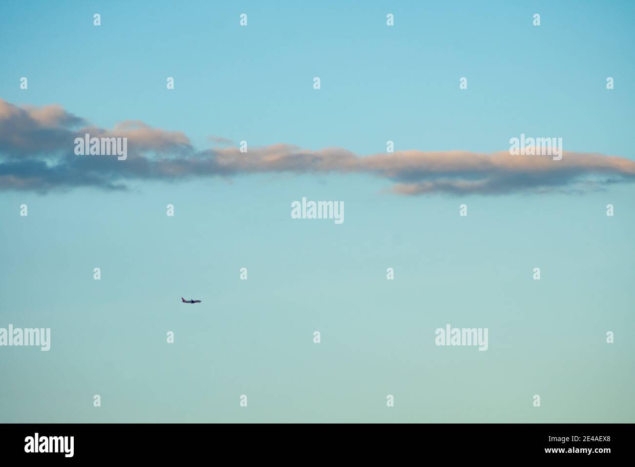 Fond de Ciel bleu avec de beaux nuages Banque D'Images