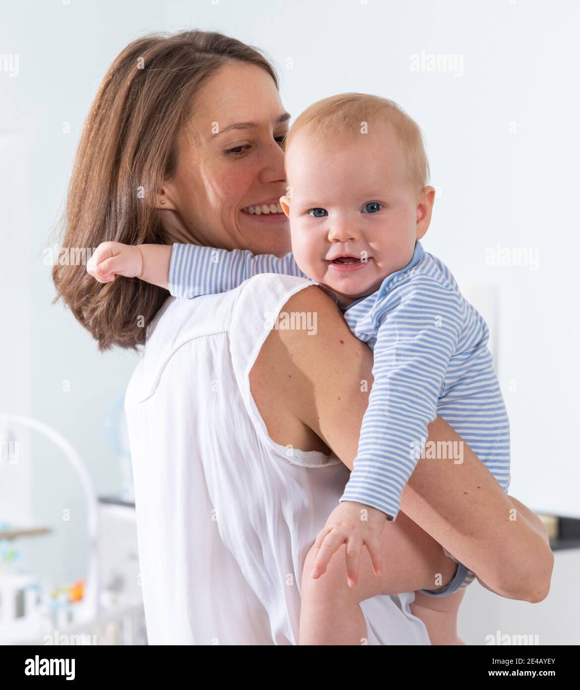 Mère et bébé Banque D'Images