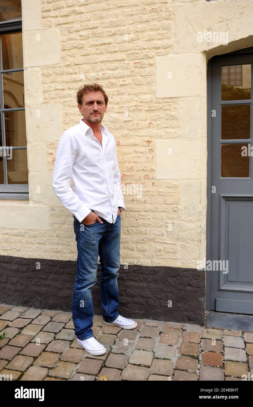 Gros plan de l'acteur français Jean-Paul Rouve, à Lille, dans le nord de la France, le 03 septembre 2009. Photo de Farid Alouache/ABACAPRESS.COM Banque D'Images