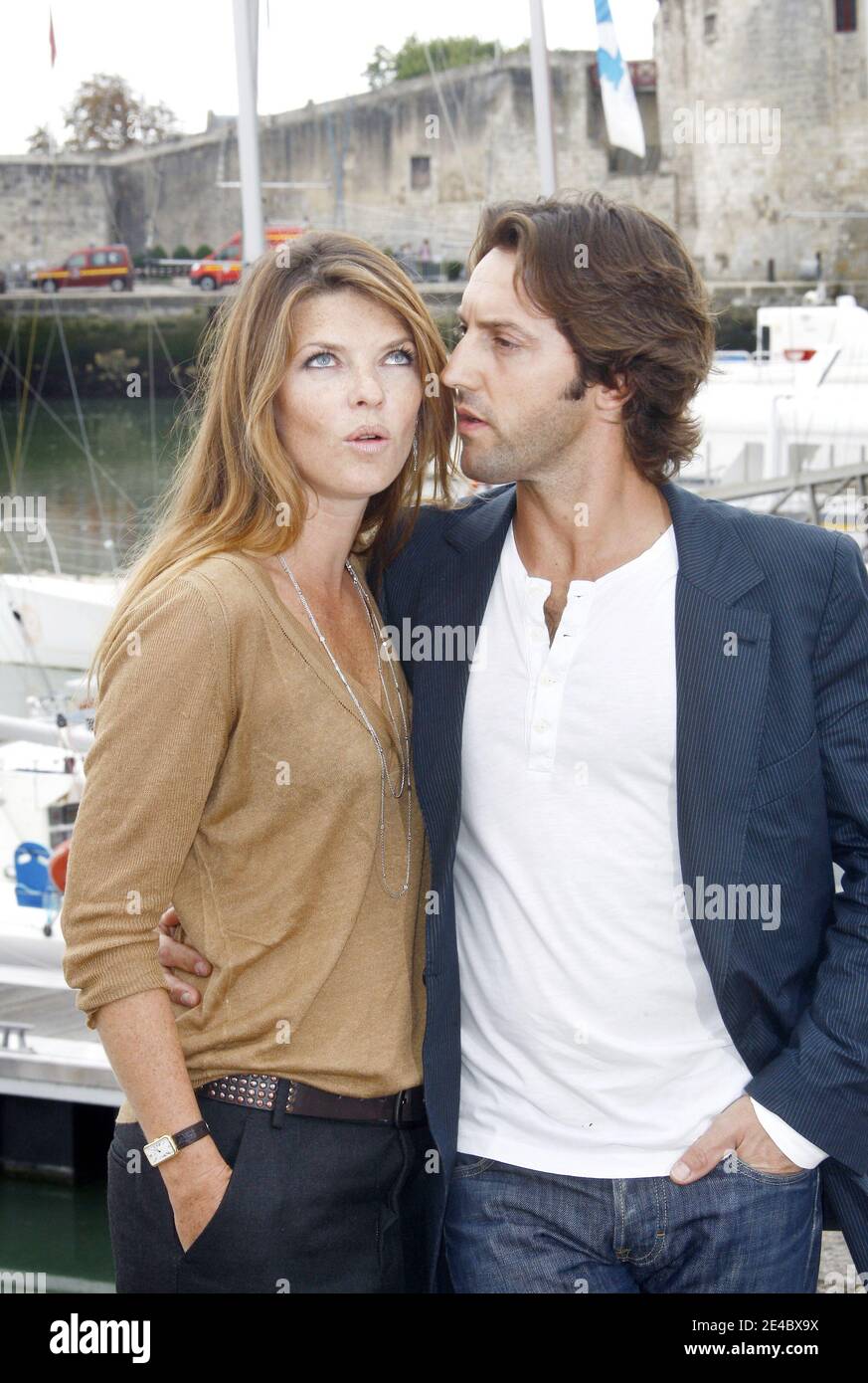 Gwendoline Hamon et Frederic Diefenthal assistent au 11ème Festival de fiction télévisée de la Rochelle, à la Rochelle, France, le 20 septembre 2009. Photo de Patrick Bernard/ABACAPRESS.COM Banque D'Images
