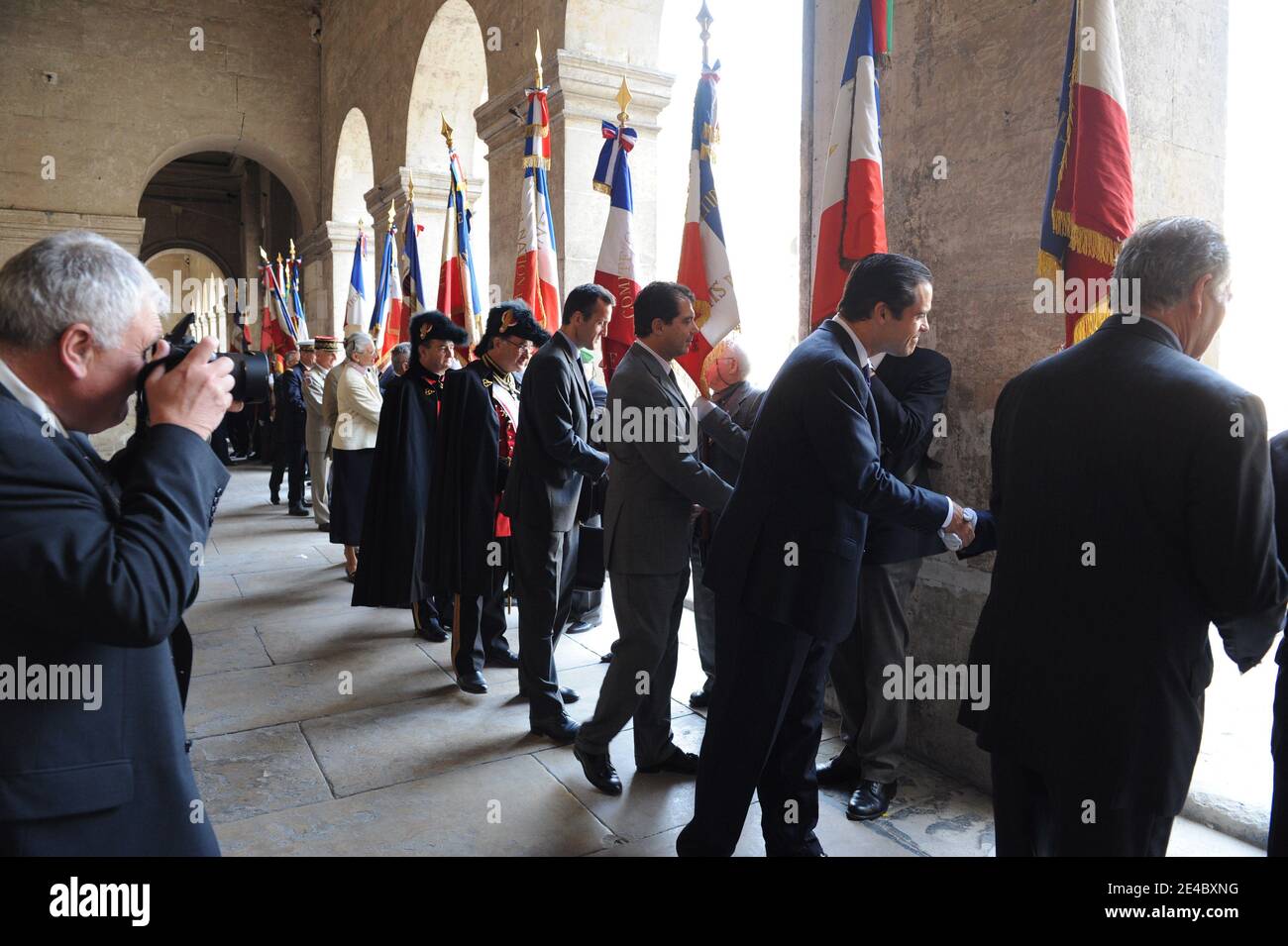 Duc d'Anjou, le Prince Luis Alfonso de Bourbon assiste au "Cass of Foundation" à la Cathédrale Saint Louis des Invalides à Paris, France, le 20 septembre 2009. La messe commémore la fondation de l'Hôpital des Invalides par le roi Louis XIV de France en 1670. Photo par Ammar Abd Rabbo/ABACAPRESS.COM Banque D'Images