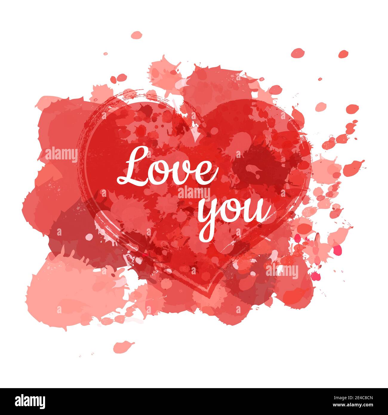 Les cœurs sont isolés sur blanc Illustration de Vecteur