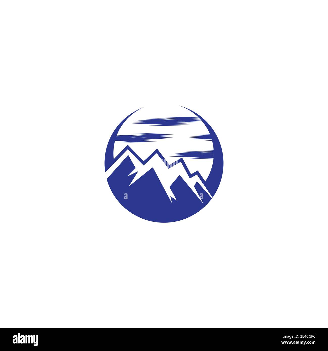 L'icône de montagne modèle logo Vector illustration design Illustration de Vecteur
