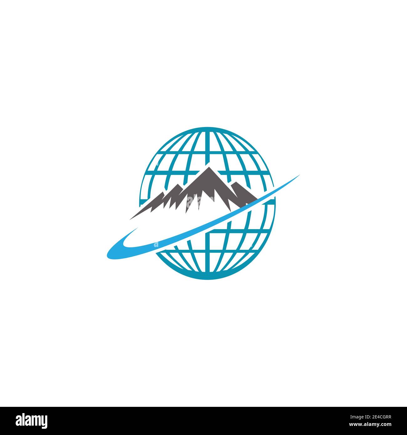 L'icône de montagne modèle logo Vector illustration design Illustration de Vecteur