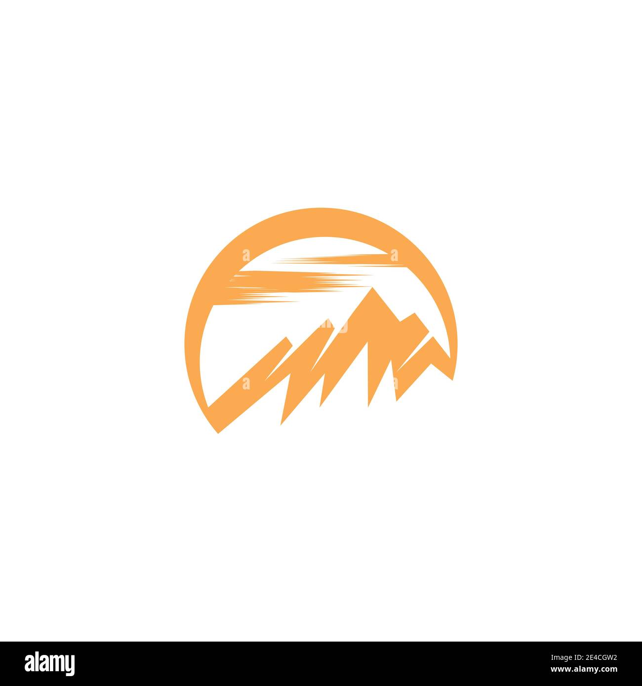 L'icône de montagne modèle logo Vector illustration design Illustration de Vecteur