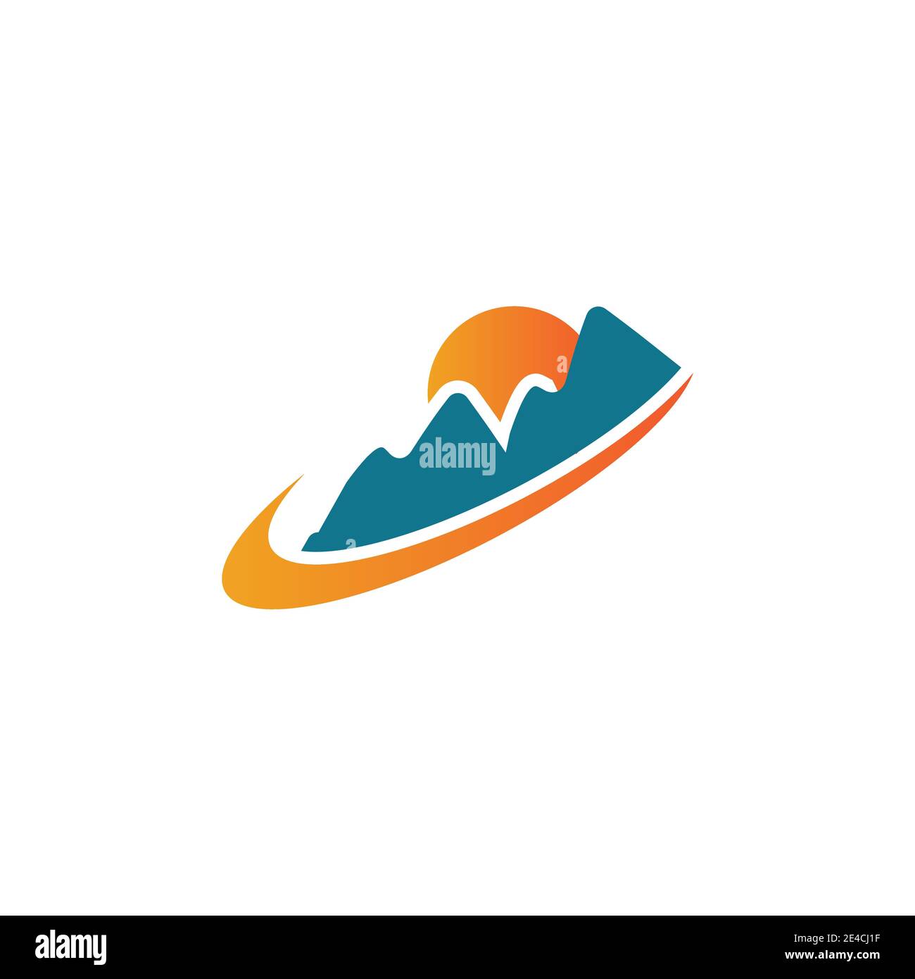 L'icône de montagne modèle logo Vector illustration design Illustration de Vecteur