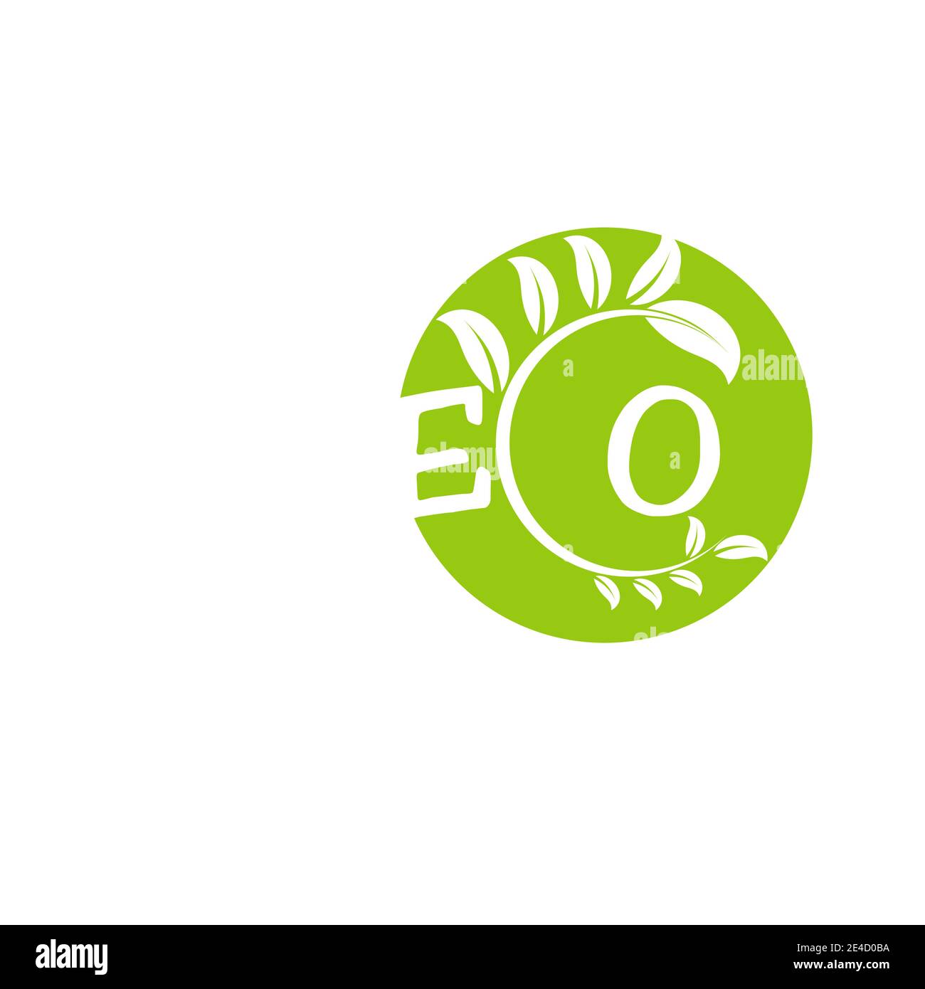 Ecologie des feuilles logo modèle vecteur symbole nature Illustration de Vecteur