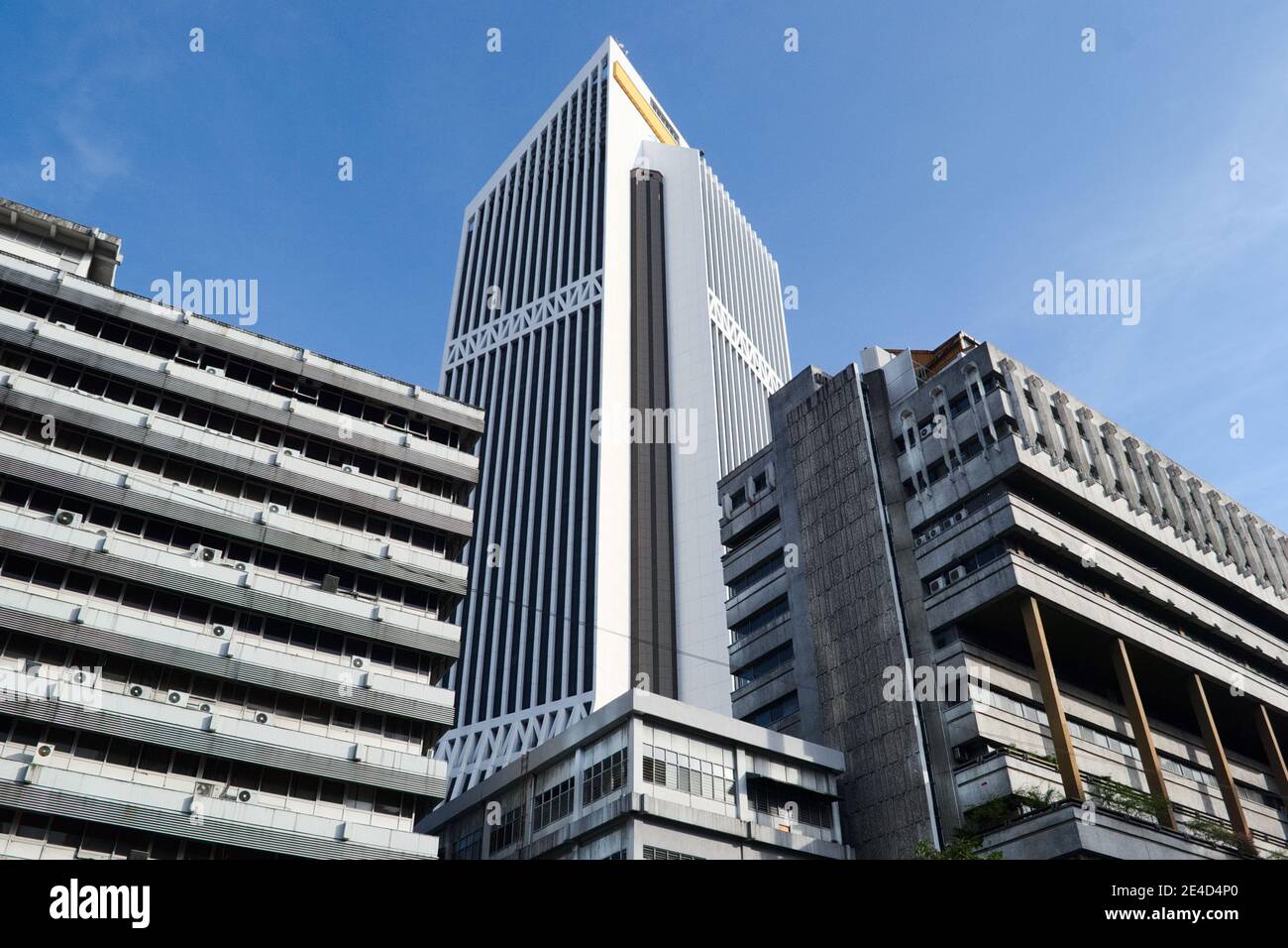 Immeuble d'affaires de grande hauteur avec bureaux dans le centre financier de Kuala Lumpur, Malaisie, 2015 Banque D'Images