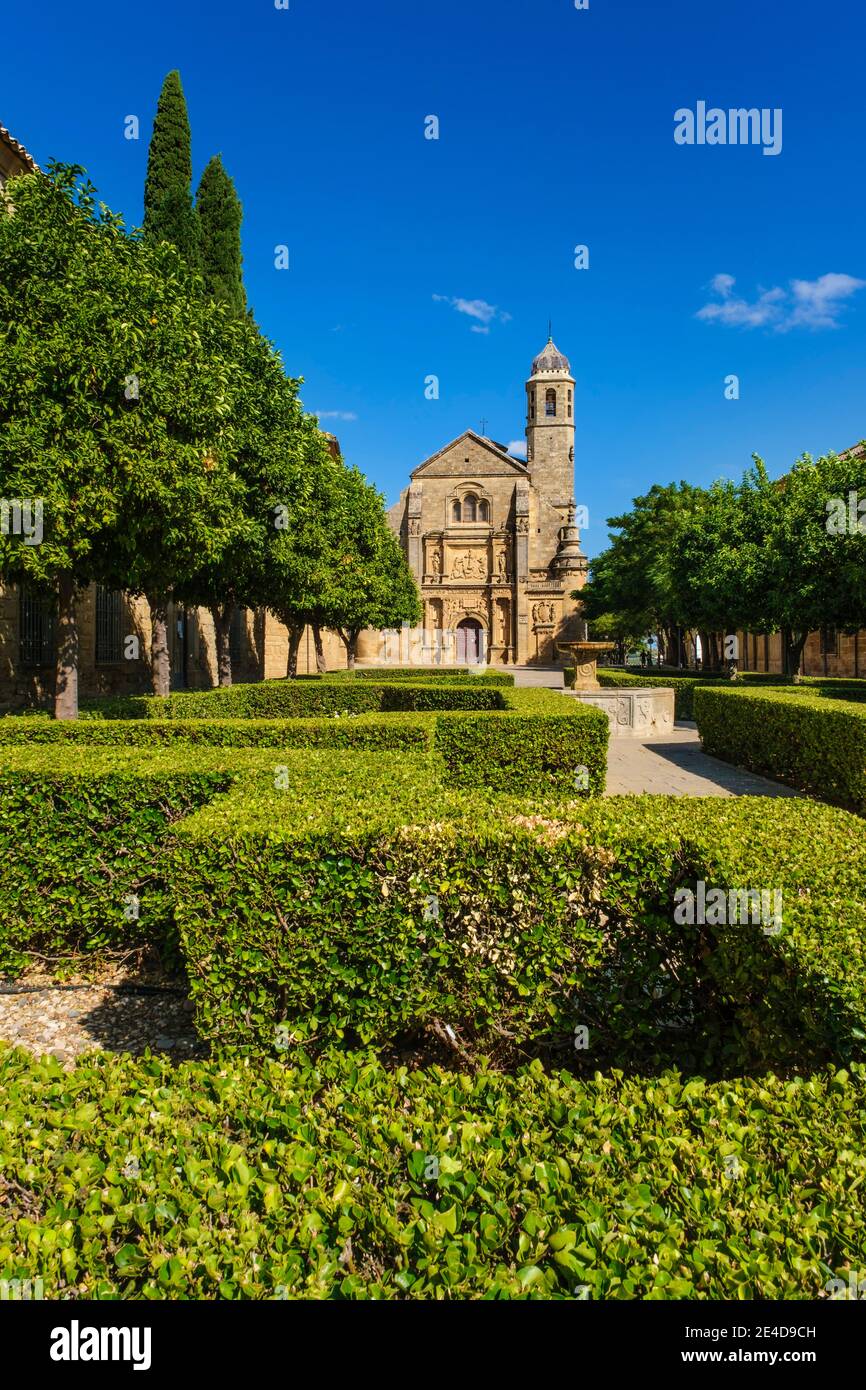 Sacra Capilla del Salvador del Mundo. Chapelle du Sauveur du XVIème siècle, place Vazquez de Molina. Ubeda, site classé au patrimoine mondial de l'UNESCO. Province de Jaen, Banque D'Images