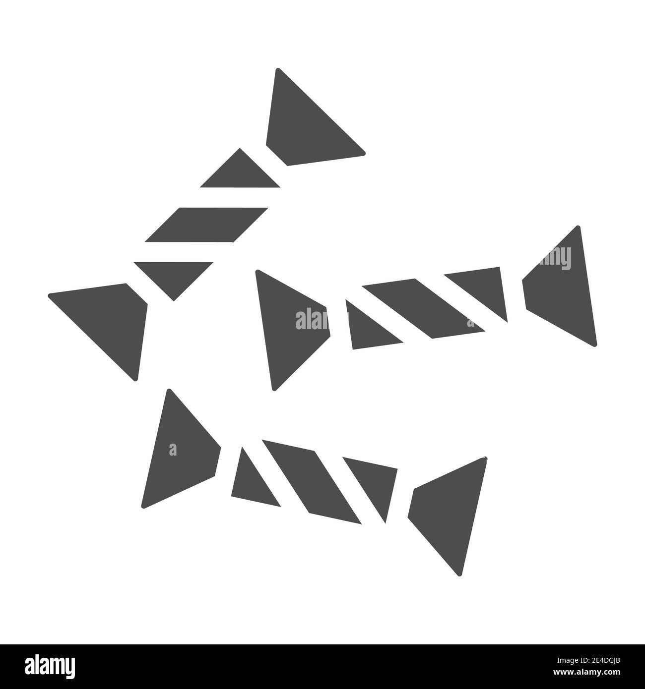 Icône en forme de sucettes. Illustration vectorielle de trois bonbons isolée sur blanc. Design de style glyphe de bonbons, conçu pour le Web et l'application. SPE 10. Illustration de Vecteur